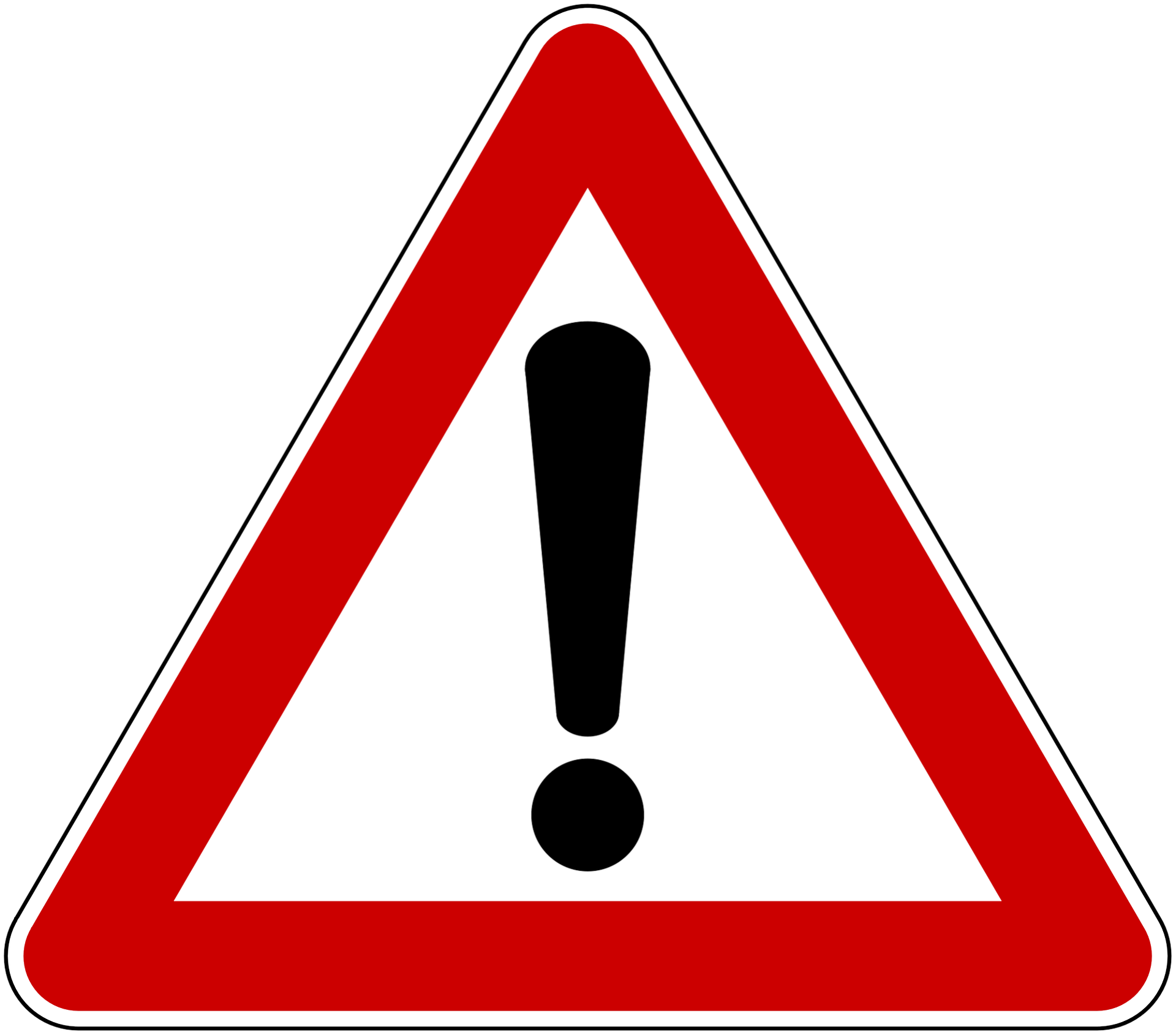 panneau attention