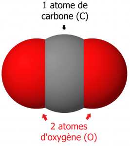molecule de CO2